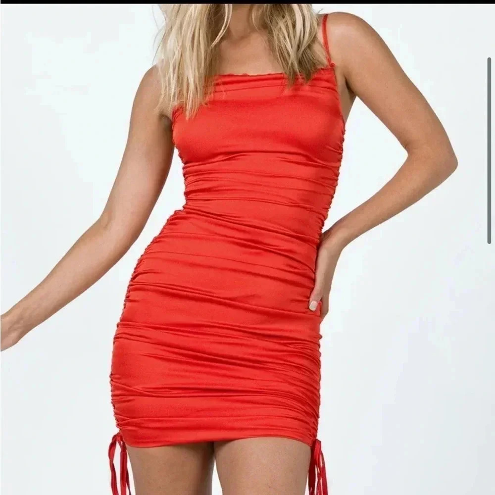 NWT Princes Polly Mateo Mini Red Dress Size 4